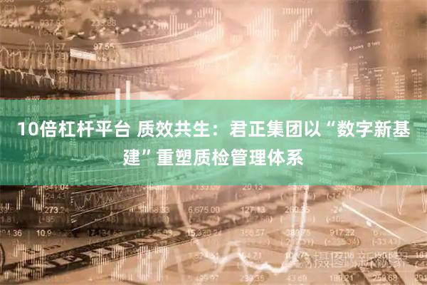 10倍杠杆平台 质效共生：君正集团以“数字新基建”重塑质检管理体系